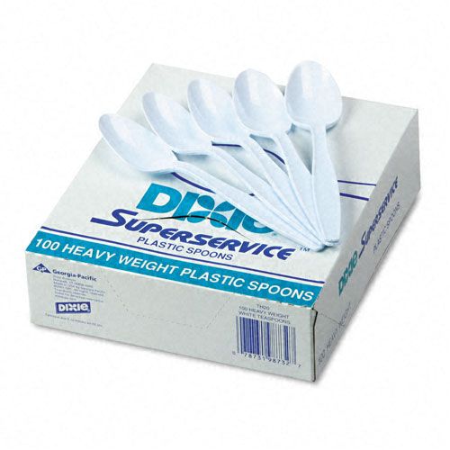 Dixie Plastic Tableware, Teaspoons, White, 100/Box at Kmart.com