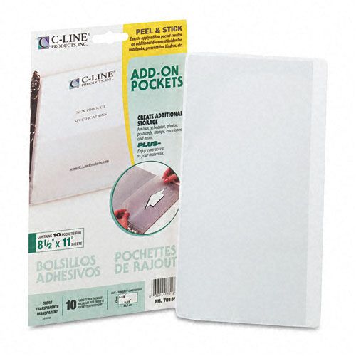 C Line Peel Stick Add On Filing Pocket