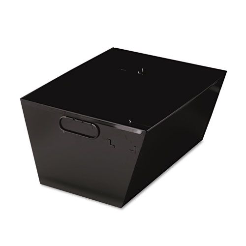 MMF Industries Steelmaster Posting Tubs Legal Steel Black