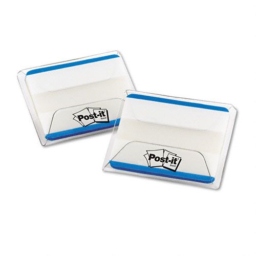 Post it Durable Tabs 2w x 1 12h BlueWhite 50pack