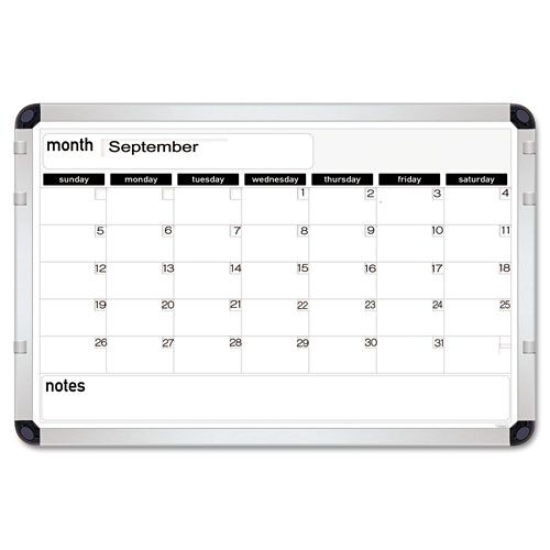 The Board Dudes Perpetual Calendar Magnetic Dry Erase Board