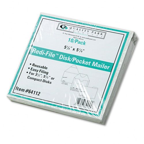 Quality Park Redi File Disk PocketMailer