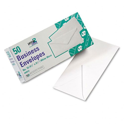 Quality Park White Wove Business Envelope Convenience Packs