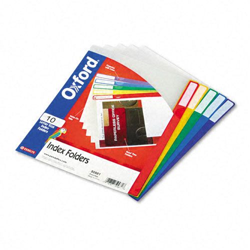 Pendaflex Clear Poly Expanding Index Folders