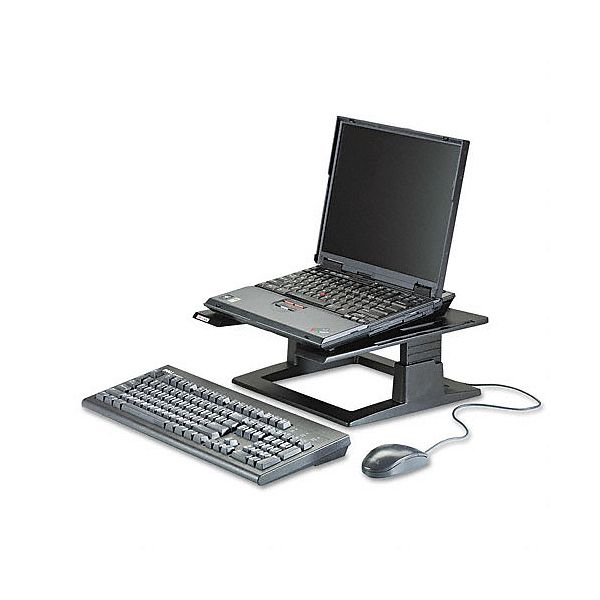 3m Adjustable Notebook Riser, Charcoal Gray MMMLX500