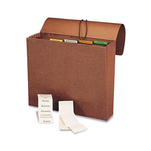 Smead Six Pocket Subject File with Insertable Tabs