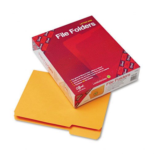 Smead File Folders 13 Cut Top Tab Letter Goldenrod