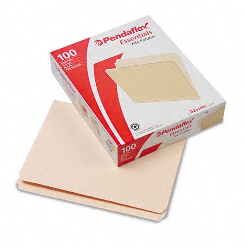 Pendaflex Essentials Essentials File Folders Straight Cut Top Tab