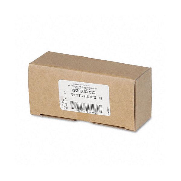 Acme United Adhesive Tape, 1/2" X 10 Yards, 6 Rolls Per Box ACM12302