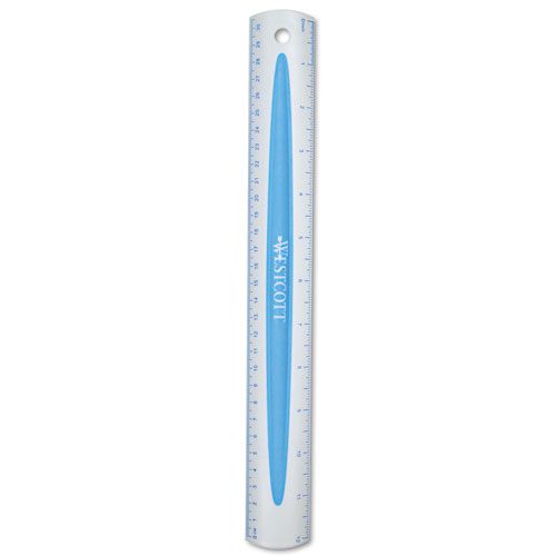 Westcott Soft Touch Ruler with Microban 12 Inches