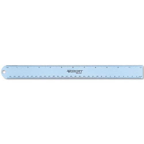 Westcott Aluminum ruler 12 inches