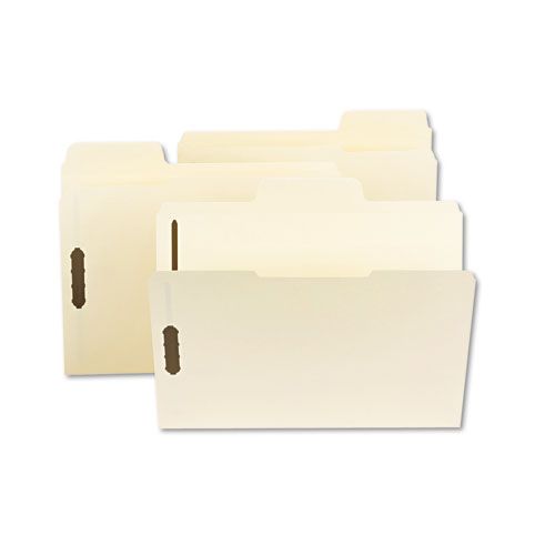 Smead SuperTab Reinforced Guide Height Fastener Folders