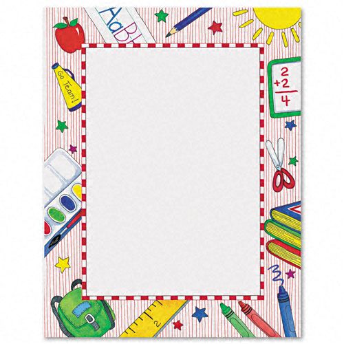 Geographics Design Paper School 24lb Letter 100 SheetsPK