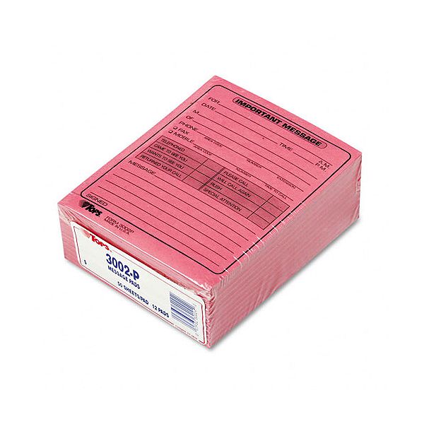 TOPS Important Message Pad, Pink