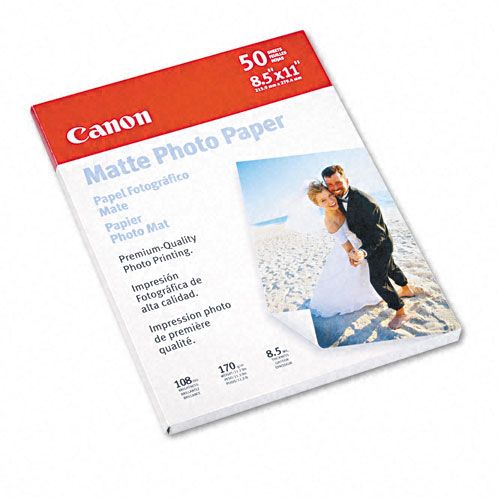 "Matte Photo Paper Plus, 8-1/2 x 11, 50 Sheets/Pack"