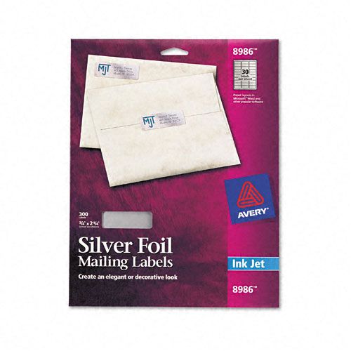 Foil Inkjet Mailing Labels