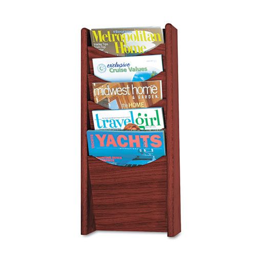 Safco Solid Wood Wall-Mount Literature Display Rack at Kmart.com