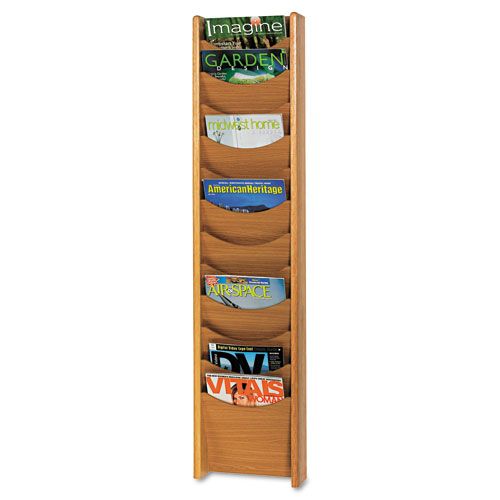 Safco Solid Wood Wall-Mount Literature Display Rack at Kmart.com