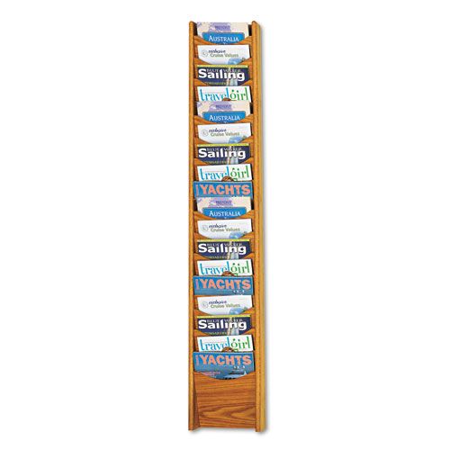 Safco Solid Wood Wall-Mount Literature Display Rack at Kmart.com