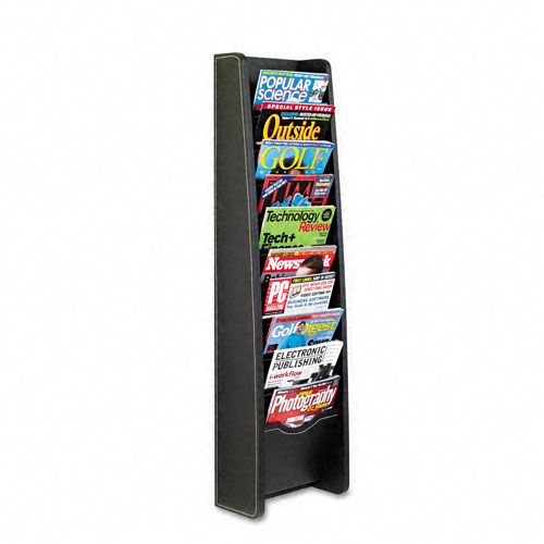 Safco 10-Pocket PVC Magazine Display Rack, Black at Kmart.com