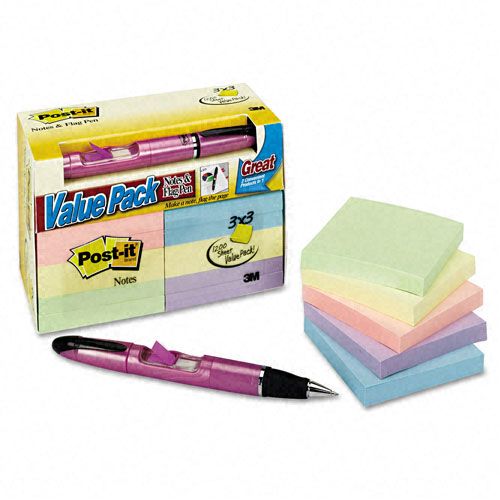 Post it Pastel Notes Economy Pack