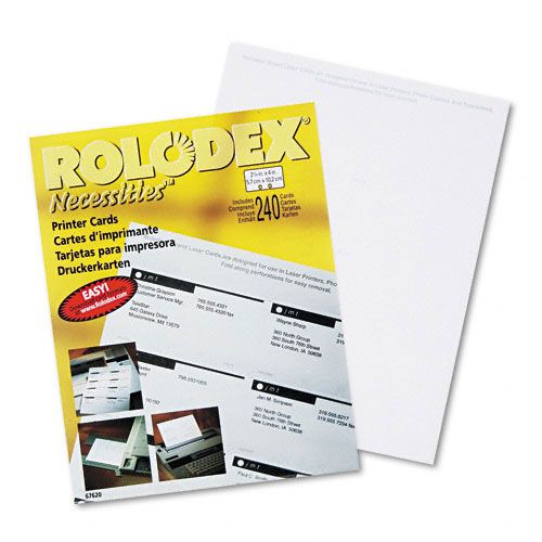 Rolodex LaserInk Jet Copier Rotary File Cards