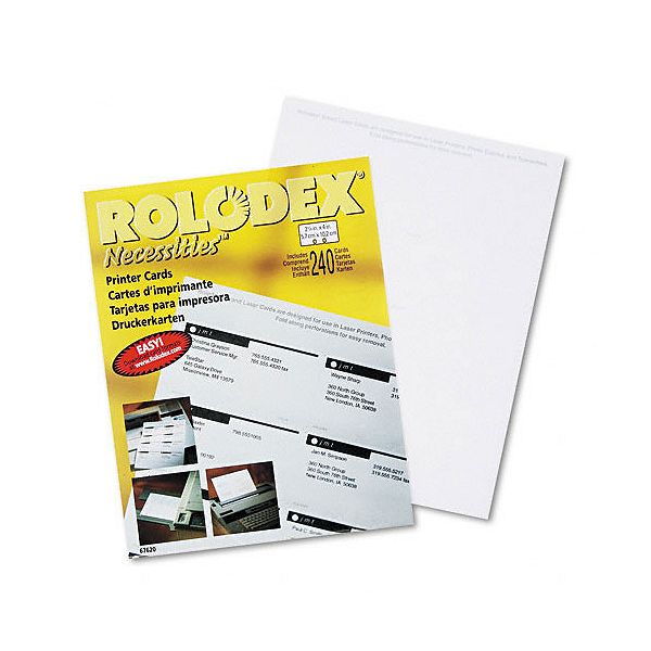 "Rolodex Laser/ink Jet, Copier Rotary File Cards"
