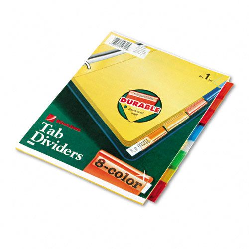 Wilson Jones Single Sided Clear Reinforced Insertable Tab Index