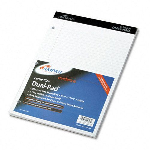 Ampad Evidence Pad CollegeMed Ruled White 100 Sheets