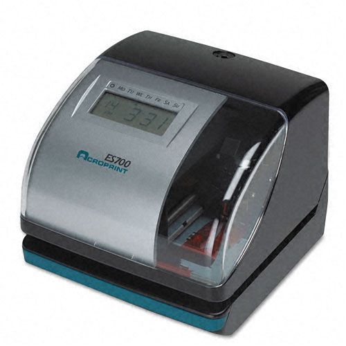Acroprint ES700 Digital Manual Time Recorder Off White