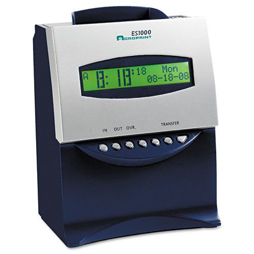 Acroprint ES1000 Electronic Totalizing Payroll Recorder