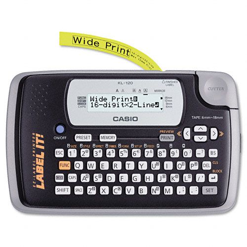 Casio KL 60L portable thermal label maker