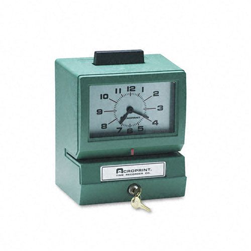 Acroprint Model 125 Heavy Duty Manual Print Time Recorder