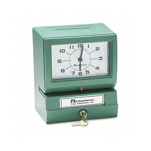 Acroprint Model 150 Heavy-duty Automatic Print Time Recorder ACP01207040A