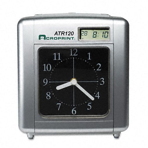 Acroprint Model ATR120 AnalogLCD Automatic Time Clock
