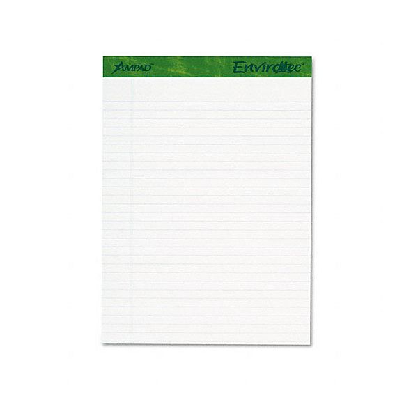 Ampad Envirotec 100percent Recycled Writing Pad AMP40102
