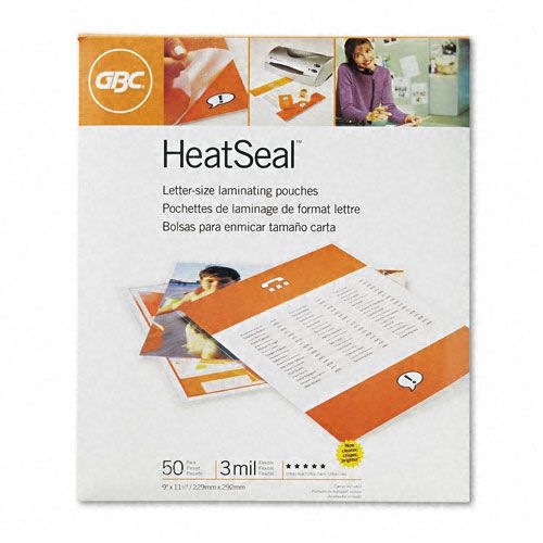 GBC HeatSeal Ultra clear Laminating Pouches