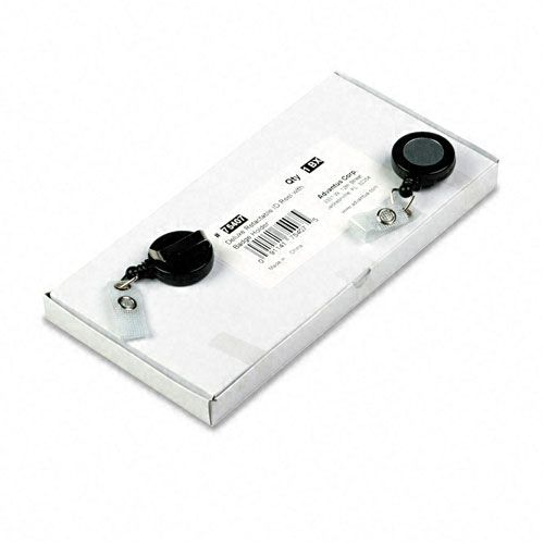 Advantus Deluxe Retractable ID Card Reel with Badge Holder