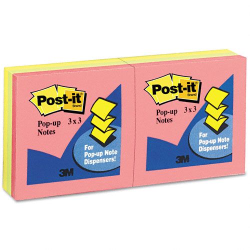 Post it Neon Color Pop Up Note Refills
