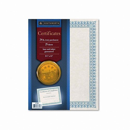 Southworth Preprinted Refill Certificates Without CD