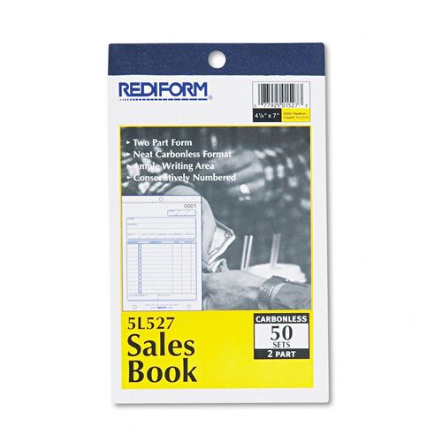Rediform Carbonless Sales Form 4 14 x 6 38 50 SetsBook