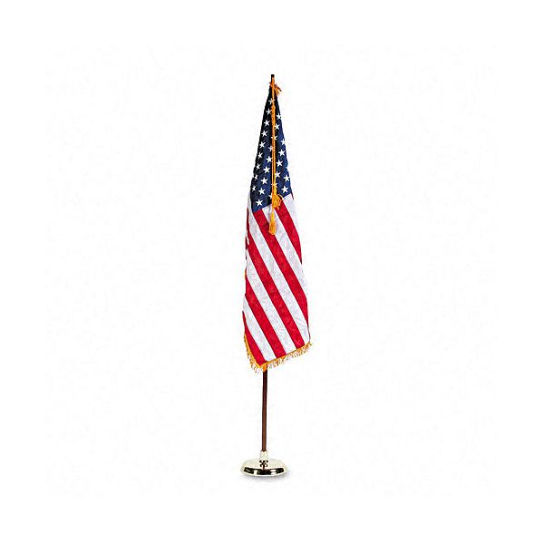 Advantus Indoor U.s. Flag And Staff Set AVTMBE031400