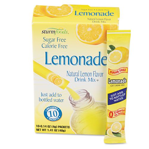 Office Snax Flavor Stix for Bottled Water, Lemonade, 10/Box at Kmart.com