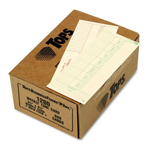 TOPS 3 38 x 8 14 Time Clock Cards for Cincinnati