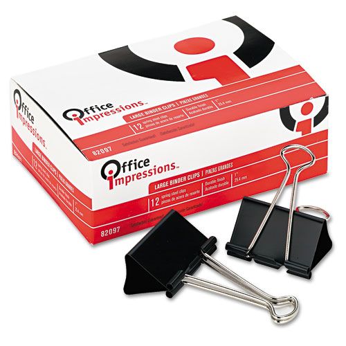 Office Impressions Binder Clips Large Size