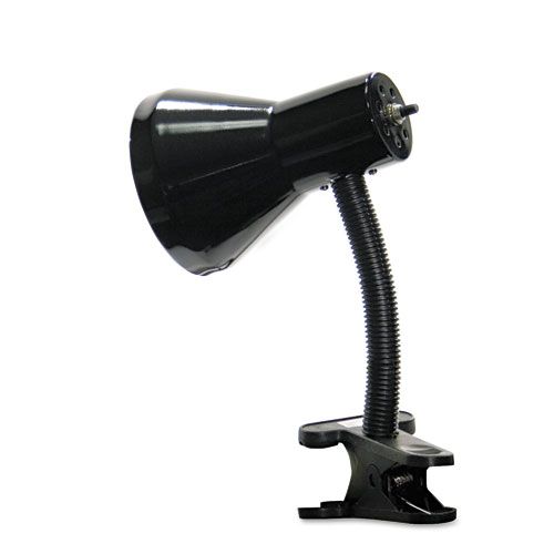 Ledu Clip-On Incandescent Gooseneck Lamp, Black, at Kmart.com