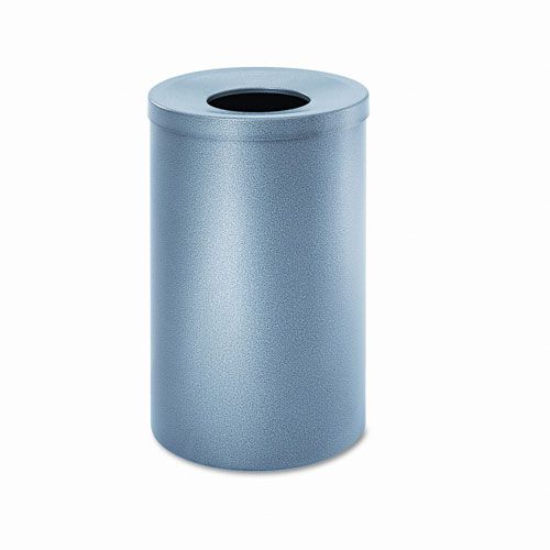 Safco Open-Top 35-Gallon Waste Receptacle, Steel, Black at Kmart.com