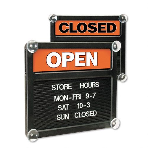 Quartet Single Sided OpenClosed Changeable Letter Sign