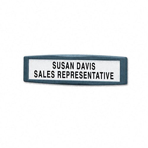 Fellowes Plastic Partition Additions Nameplate