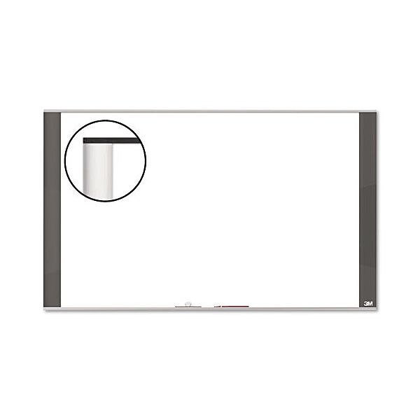 3m Melamine Dry Erase Board, 36x24, Graphite Frame MMMM3624G